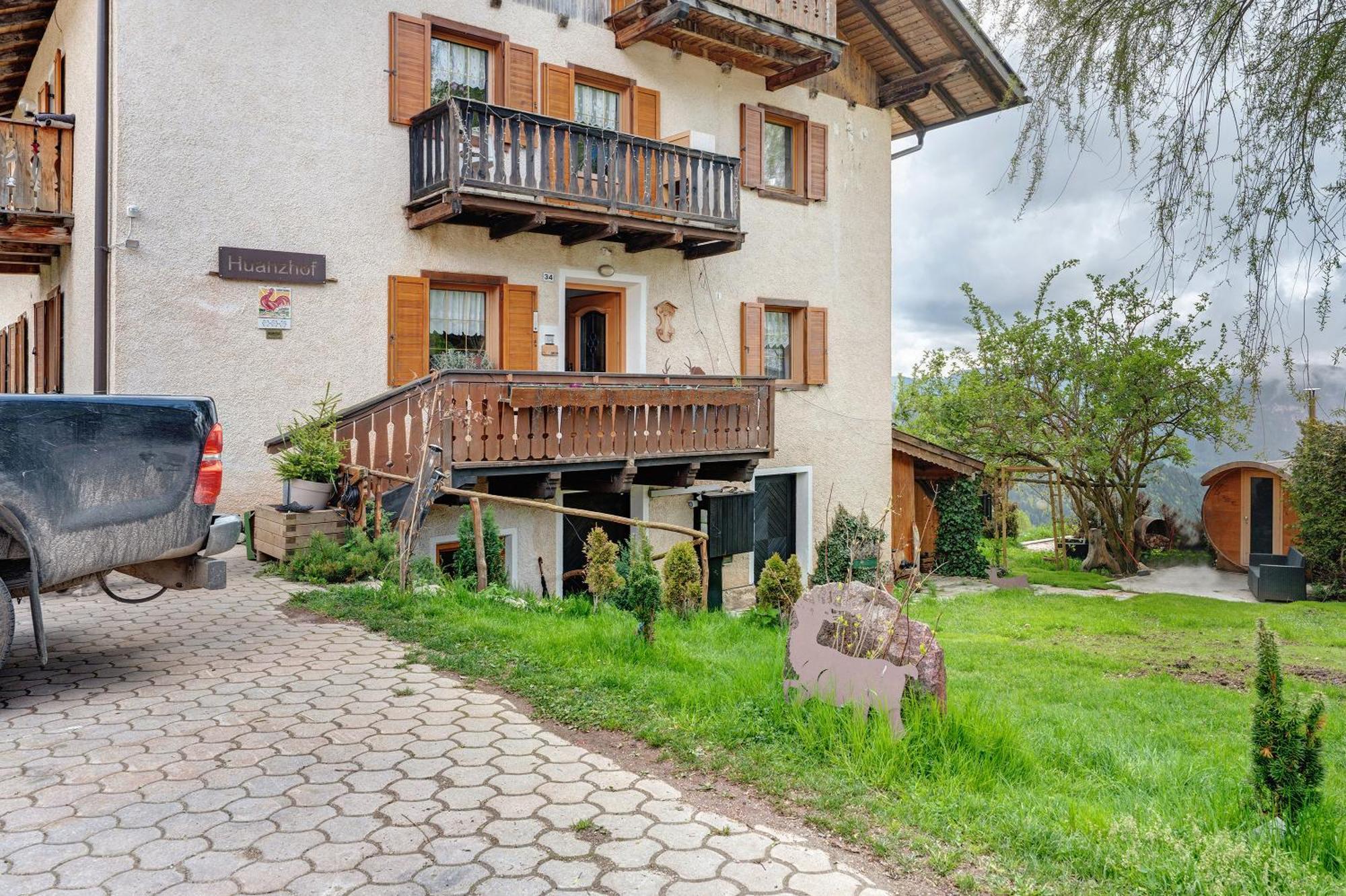 Huanzhof Ferienwohnung Schwarzhorn Aldino Exteriör bild